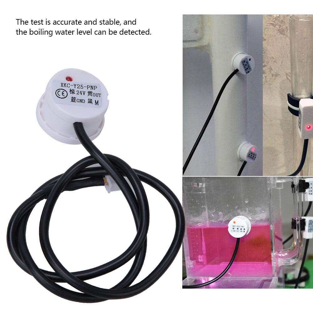XKC-Y25 Non-Contact Liquid Level Sensor – 5V to 24V  Compatible with Water, Oil, Acids, Detergents & Syrups